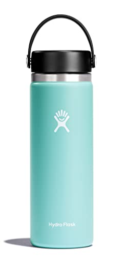 HYDRO FLASK - Trinkflasche 591ml (20oz) - Isolierte Wasserflasche aus Edelstahl - Sportflasche mit auslaufsicherem Flex Cap-Deckel & Gurt - Thermoflasche Spülmaschinenfest - Größe Öffnung - Dew von Hydro Flask