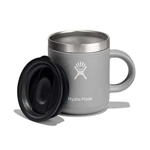 HYDRO FLASK - Kaffeebecher 177ml (6 oz) - Vakuumisolierter Thermobecher aus Edelstahl - Isolierbecher mit Griff & Steckdeckel - Reise-Becher - Spülmaschinenfester Kaffeebecher - Birch von HYDRO FLASK