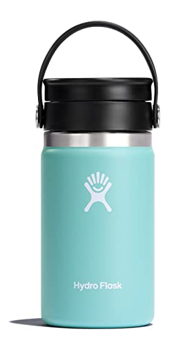 HYDRO FLASK - Reise-Thermos 354ml (12 oz) - Vakuumisolierter Edelstahl-Thermos - Auslaufsicher Flex-Trinkdeckel - Thermos für Kaffee - Größe Öffnung - Dew von Hydro Flask