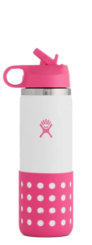 HYDRO FLASK - Trinkflasche für Kinder, 354ml (12oz) - Vakuumisolierte Wasserflasche aus Edelstahl - Thermoflasche mit praktischem Straw Lid-Trinkhalmdeckel - BPA-frei, Spülmaschinenfest - Punch von Hydro Flask