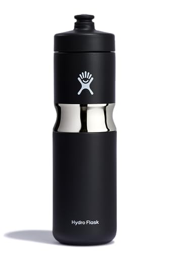 Hydro Flask 20 OZ WIDE MOUTH INSULATED SPORT BOTTLE BLACK von Hydro Flask