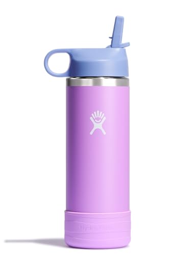 Hydro Flask 510 g Kinder-Strohkappe und Stiefel mit breiter Öffnung, Anemone von Hydro Flask