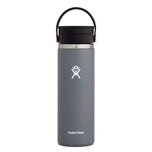 Hydro Flask 590 ml Flasche mit breiter Öffnung und flexiblem Trinkdeckel, Stein Hydro Flask 590 ml Flasche mit breiter Öffnung und flexiblem Trinkdeckel, Stein von Hydro Flask