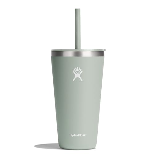 Hydro Flask 800 ml Rundum-Becher mit Strohhalm-Deckel, Agave von Hydro Flask