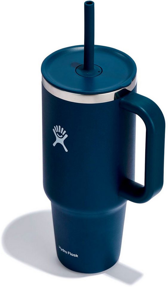 Hydro Flask Thermobecher All Around Travel Tumbler in den Größen 24 oz/ 32 oz / 40 oz, Edelstahl, Thermo Cup mit Strohhalm von Hydro Flask