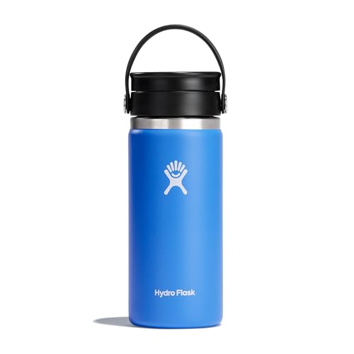 Hydro Flask - Coffee Flask - Reise-Thermos 473ml (16 oz) - Vakuumisolierter Edelstahl-Thermos - Auslaufsicher Flex-Trinkdeckel - Thermos für Kaffee - Größe Öffnung - Cascade von Hydro Flask