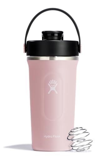 Hydro Flask - Insulated Shaker Bottle - 709 ml (24 oz) isolierte Shaker-Flasche für Proteinshakes, Nahrungsergänzungen und mehr - Trillium von Hydro Flask