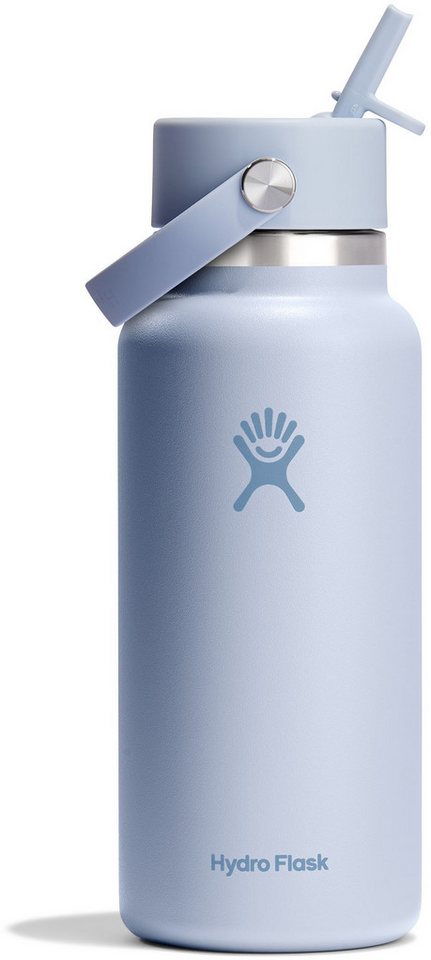 Hydro Flask Isolierflasche 32 Oz Wide Flex Straw Cap, TempShield® doppelwandige Vakuumisolierung von Hydro Flask