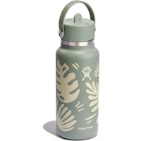 Hydro Flask Isolierflasche "32 Oz Wide Flex Straw Cap", (1 tlg.), TempShield️ doppelwandige Vakuumisolierung von Hydro Flask