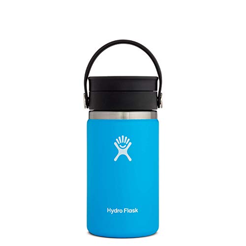 HYDRO FLASK - Reise-Thermos 354ml (12 oz) - Vakuumisolierter Edelstahl-Thermos - Auslaufsicher Flex-Trinkdeckel - Thermos für Kaffee - Größe Öffnung - Pacific von Hydro Flask