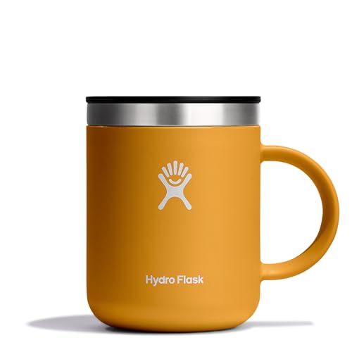 Hydro Flask - Reisekaffeeflasche 354 ml (12 oz) - Vakuumisolierter Edelstahl-Reisebecher mit auslaufsicherem Flex Sip Deckel - Weite Öffnung - Fossil von Hydro Flask