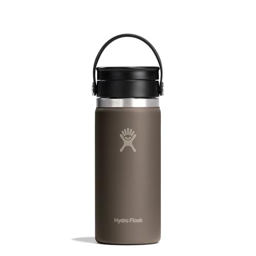 Hydro Flask – Wide Flex Sip Lid Coffee 473 ml (16 oz) – Auslaufsicher, Isoliert, Becherhalterkompatibel – Hält Getränke 24 Std Kalt & 12 Std Heiß - Sandpiper von Hydro Flask