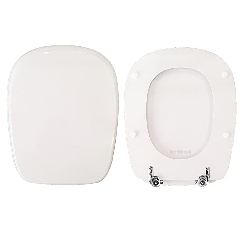Toilettensitz Top Qualität wie Original Arolla Laufen Holz beschichtet mit Polyesterharz weiß by HYDRO HOME von HYDRO HOME