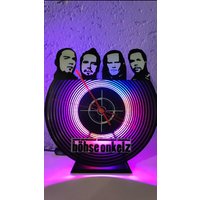 Boehse Onkelz Wanduhr Mit Bunter Rgb-Led Beleuchtung Und Fernbedienung - Perfektes Geschenk Für Rock-Fans Boehse Onkelz Wanduhr Mit Bunter Rgb-Led Beleuchtung Und Fernbedienung - Perfektes Geschenk Für Rock-Fans von HydroPrint3D