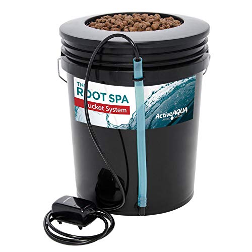 Hydrofarm RS5GALSYS Root Spa Tiefwasserkultur-Eimersystem, 1,8 l, Schwarz von Hydrofarm