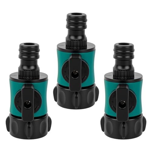 Hydrogarden 3 Stück Anschluss mit 3/4"-Innengewindeventil Regulierventil: Ventil zur Regulierung und Absperrung des Wasserdurchflusses eines Schlauches am Abgang eines Y-Stücks oder hahn Hydrogarden 3 Stück Anschluss mit 3/4"-Innengewindeventil Regulierventil: Ventil zur Regulierung und Absperrung des Wasserdurchflusses eines Schlauches am Abgang eines Y-Stücks oder hahn von Hydrogarden