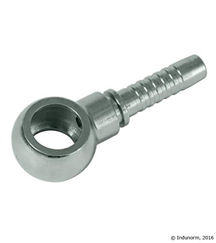 Hydraulik-Schlaucharmatur Ringstutzen - zöllig - 1/2" - DN12 von Hydromot