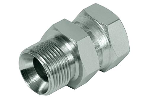 Hydraulik Verschraubung Gerader Adapter, einstellbar 3/8" Hydraulik Verschraubung Gerader Adapter, einstellbar 3/8" von Hydromot