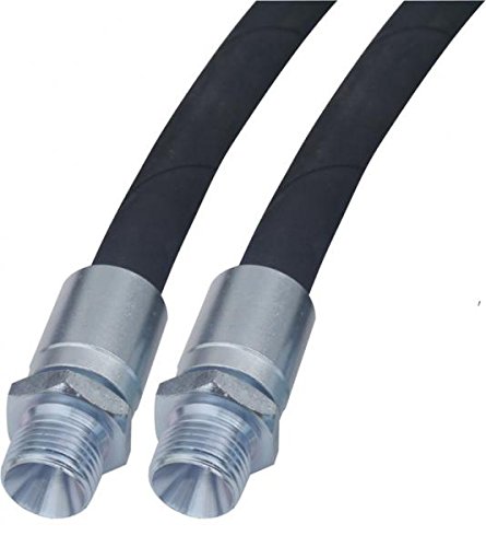 Hydraulikschlauch 2SC, BSP, DN06 1/4", AG/AG, nach Ihren Anforderungen angepasst Größe 1000 von Hydromot