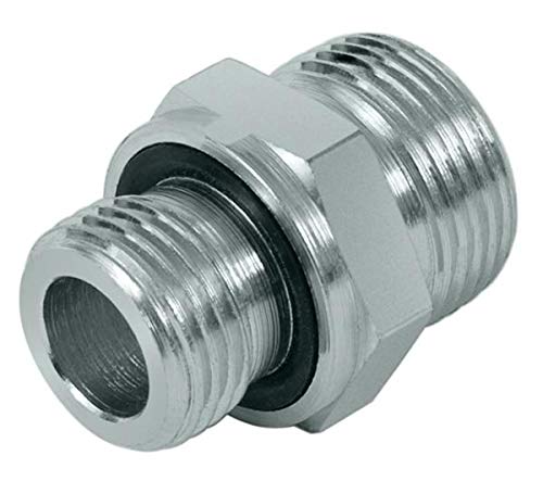 Hydraulikverschraubung für 1SC, 1SN, 2SC, 2SN Typ - Gerader Einschraubstutzen zöllig 12S-3/8" von Hydromot
