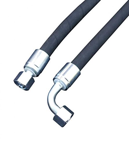 Hydraulikschlauch 2SC, DKOL, DN10-12L, IG/IG 90°, nach Ihren Anforderungen angepasst Größe 3800mm von Hydromot