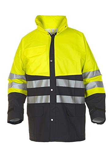 Hydrowear 015011NY Vernon Jacke, Navy/Hi-Vis Gelb, Größe 2XL von Hydrowear