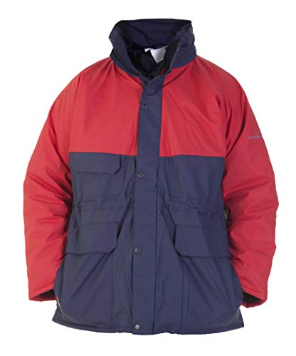 Hydrowear 016399NB Scalby Parka, Marine/Rot, Größe M von Hydrowear