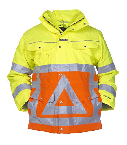 Hydrowear 04026004P Florence Parka einfach ohne Schweiß Hi-Vis Gelb/Orange Größe 2XL von Hydrowear