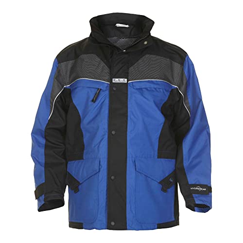 Hydrowear 04026013P Kolding Abnehmbarer Parka aus Toptex Schwarz/Royalblau Größe L von Hydrowear