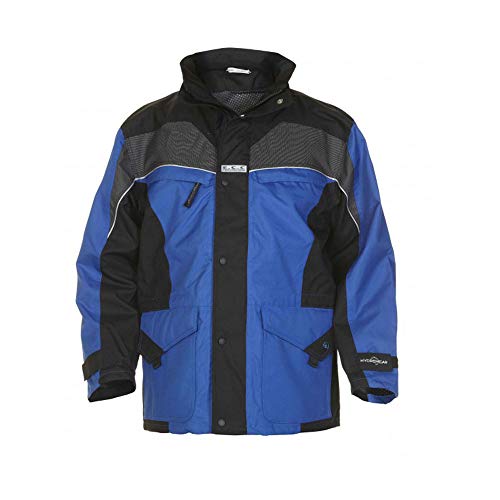 Hydrowear 04026013P Kolding Abnehmbarer Parka aus Toptex Schwarz/Royalblau Größe M von Hydrowear