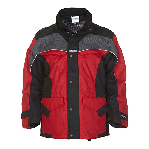 Hydrowear 04026014P Keulen Abnehmbarer Parka aus Toptex Schwarz/Rot Größe XXL von Hydrowear