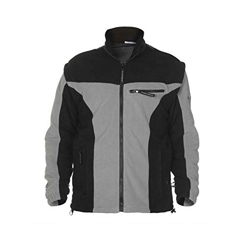 Hydrowear 04026015F Kingston Fleece-Jacke Schwarz/Grau Größe M von Hydrowear