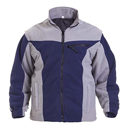 Hydrowear 04026016F Klagenfurt Fleece-Jacke Marine/Schwarze Größe L von Hydrowear