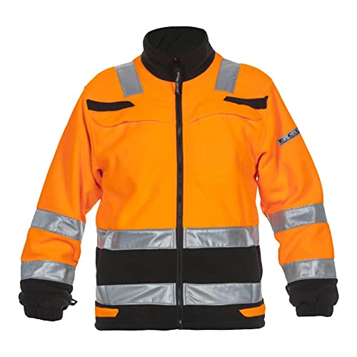 Hydrowear 04026027F Torgau Fleece-Jacke Orange/Schwarz Größe XXL von Hydrowear