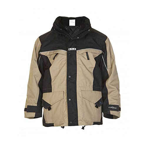 Hydrowear 04026028P Kleve Abnehmbarer Parka Khaki/Schwarz Größe L von Hydrowear