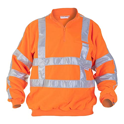 Hydrowear 040450OR Texel Fleece-Jacke Orange Größe XXL von Hydrowear