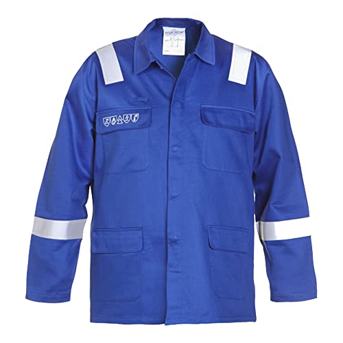 Hydrowear 043505KB Melk Arbeitsjacke FR/AS Königsblau Größe 64 von Hydrowear