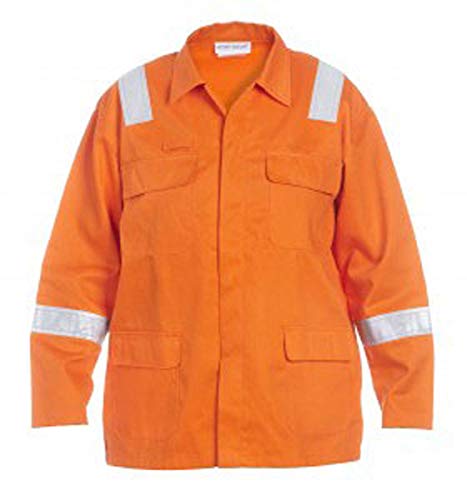 Hydrowear 043505OR Melk Arbeitsjacke FR/AS Orange Größe 50 von Hydrowear