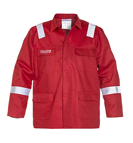 Hydrowear 043505RED Melk Arbeitsjacke FR/AS Rot Größe 50 von Hydrowear