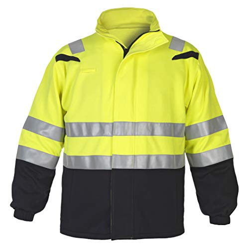 Hydrowear 043638YB Macedonie Fleece-Jacke Gelb/Schwarz Größe M von Hydrowear