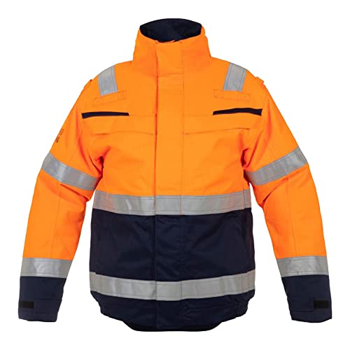 Hydrowear 043720ON Morley Winterjacke Orange/Marine Größe 3XL von Hydrowear