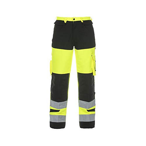 Hydrowear 044474OB-52 S HERTFORD Trendy High Visible Line Bundhose, Hi-Vis Orange/Black, Größe 52/S von Hydrowear