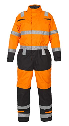 Hydrowear 072397OB Ubbena Winter-Overall Orange/Schwarz Größe L von Hydrowear