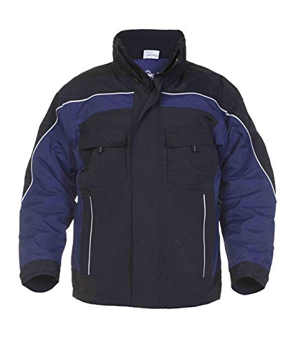 Hydrowear 42502 Rimini Segeltuch-Pilotenjacke Marine/Schwarz Größe XXL von Hydrowear