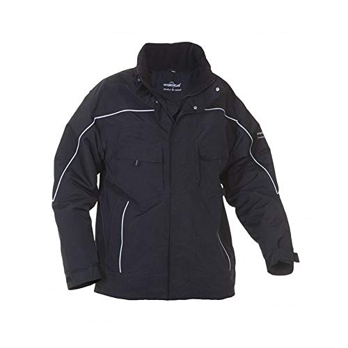 Hydrowear 42505 Rimini Canvaslook-Pilotenjacke Schwarz Größe 3XL von Hydrowear