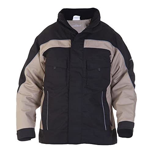 Hydrowear 42550 Rijswijk Segeltuch-Pilotenjacke Khaki/Schwarz Größe XXL von Hydrowear