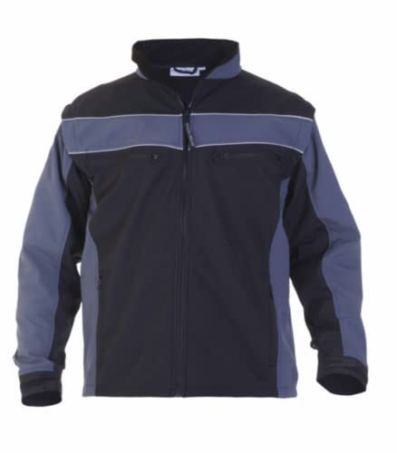 Hydrowear 42601 Rome Softshell-Jacke Grau/Schwarz Größe M von Hydrowear
