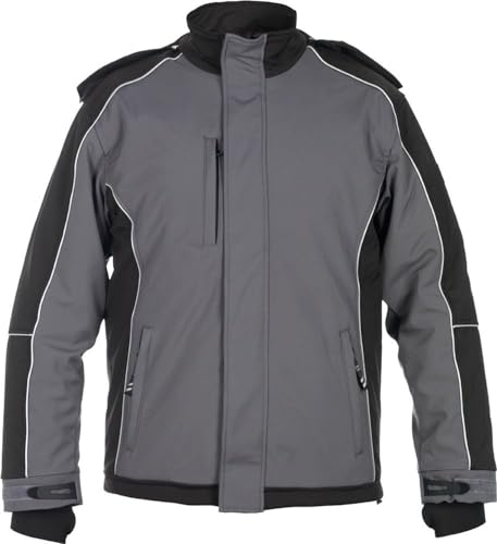 Hydrowear 91015 Vaals Winter-Softshell-Jacke Grau/Schwarz Größe M von Hydrowear