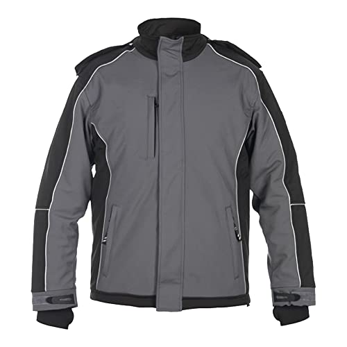 Hydrowear 91015 Vaals Winter-Softshell-Jacke Grau/Schwarz Größe S von Hydrowear