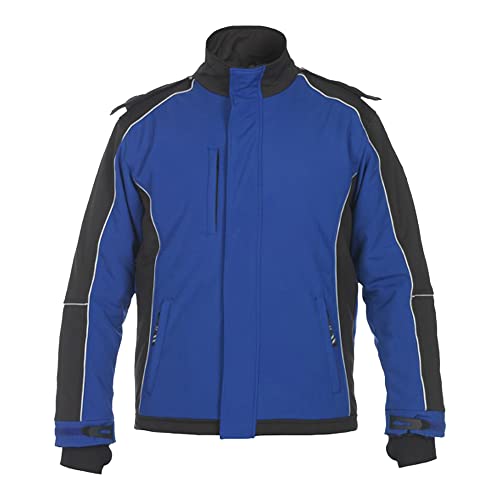 Hydrowear 91016 Vaals Winter-Softshell-Jacke Königsblau/Schwarz Größe 4XL von Hydrowear